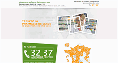 Desktop Screenshot of pharmaciedegardetours.com