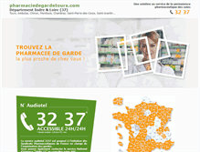 Tablet Screenshot of pharmaciedegardetours.com